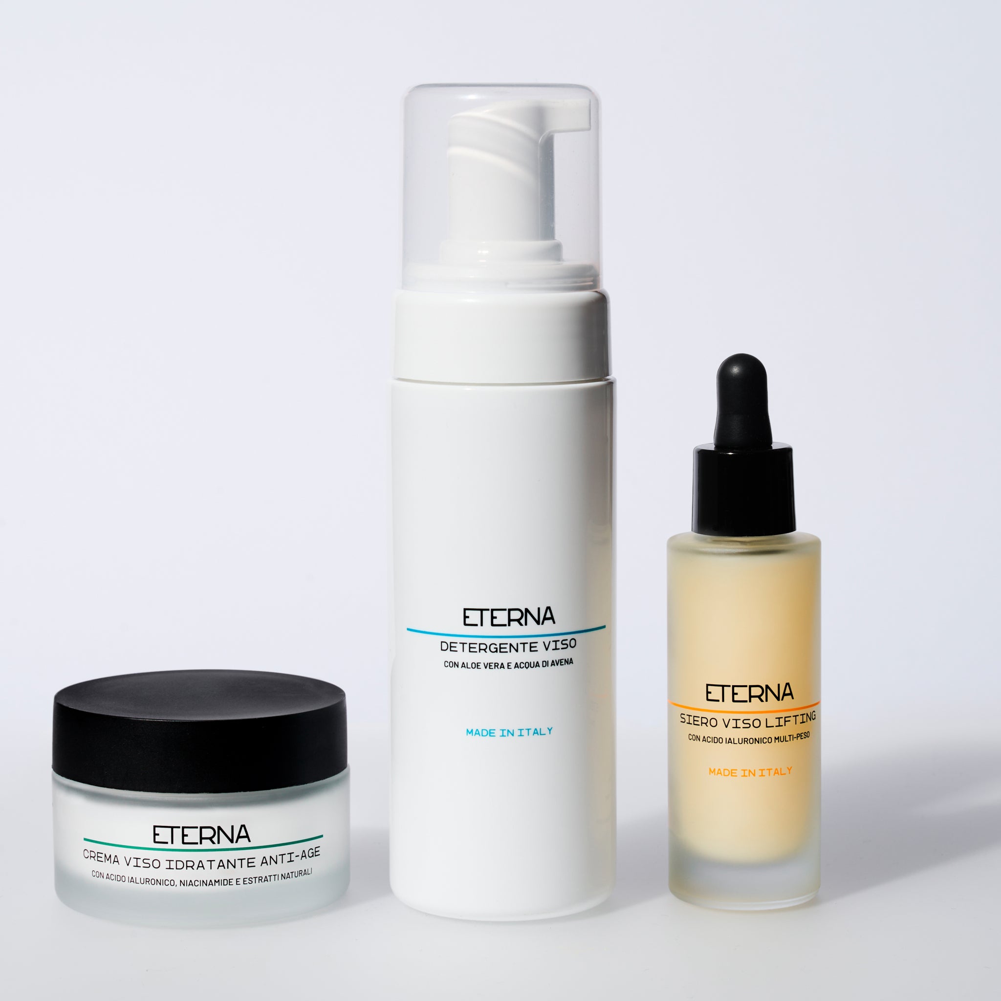 kit prodotti viso anti age uomo